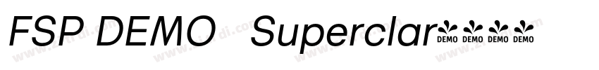 FSP DEMO   Superclar字体转换